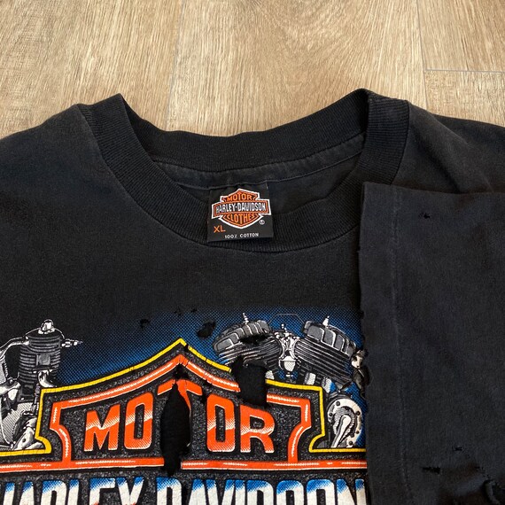 Harley Davidson Motorcycles Vintage Thrashed Made in