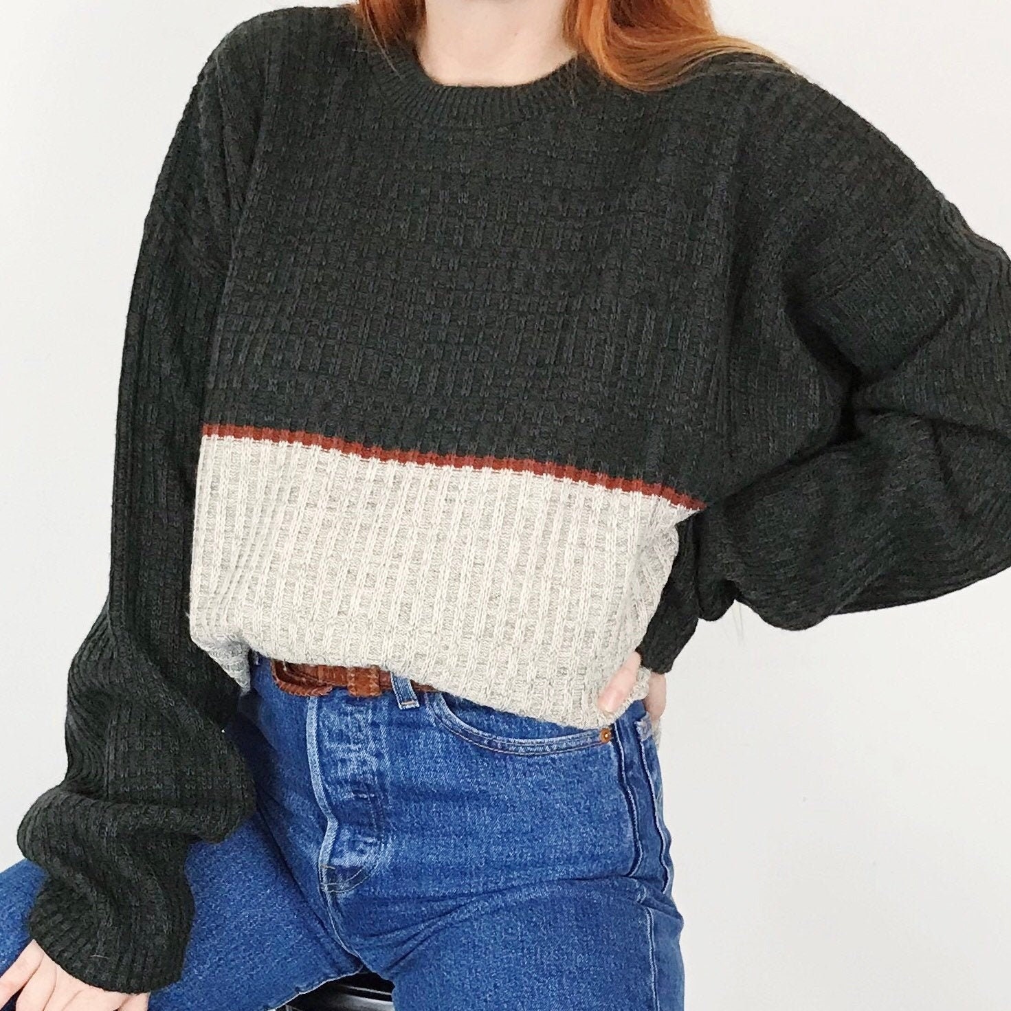 Oversized 90's Grunge Sweater