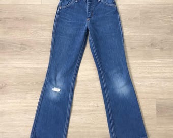 1970's Wrangler Vintage Western Jeans / Size 21 22 XXS