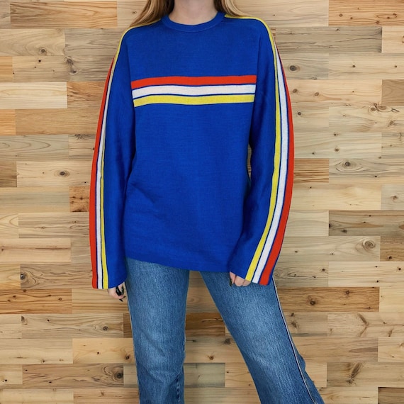 60's Sears King's Road Striped Knit Sweater Top