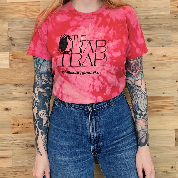 Vintage 70's The Crab Trap St. Simons Island Georgia Tee Shirt