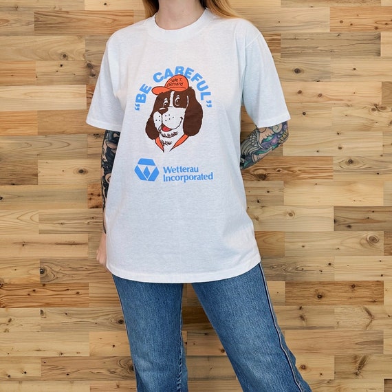 80's Vintage Wetterau Incorporated Safe T. Bernard Company Tee Shirt T-Shirt