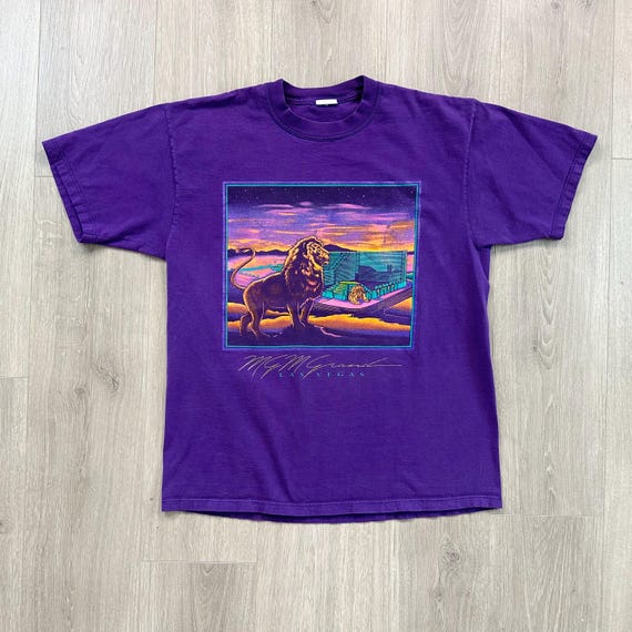 90年代ヴィンテージ MGMグランドラスベガスカジノホテルTシャツ - Etsy