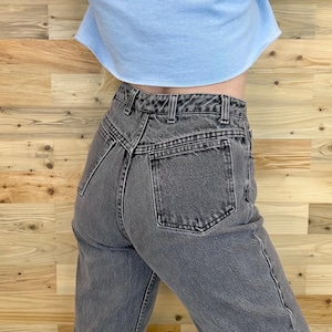 Vaqueros vintage de tiro alto con corte Ruff de los años 90 / Talla 27