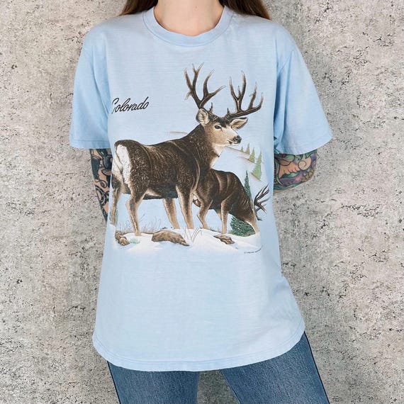 80's Colorado Vintage Travel Destination Nature Tee Shirt T-Shirt