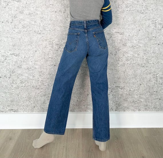 Levi's 505 Vintage Orange Tab Straight Leg Jeans / Size 31 32