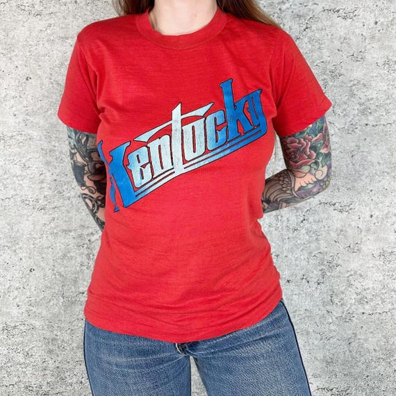 80's Kentucky Soft Thin Vintage Travel Destination Tee Shirt T-Shirt