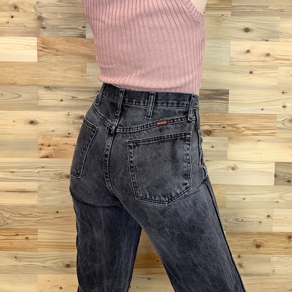 Rustler Vintage Faded Black Jeans / Size 27