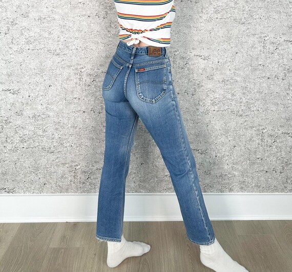 Lee Riders Vintage 1970's Flare Jeans / Size 24 - image 3