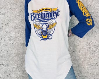 Camiseta clásica raglán Bremenfest Vintage 10K de 1985