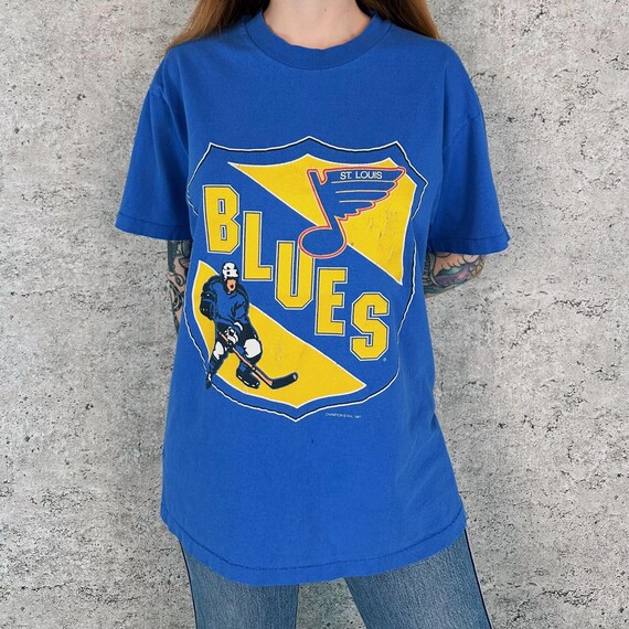 St. Louis Blues NHL Vintage Hockey Team Tee Shirt T-Shirt
