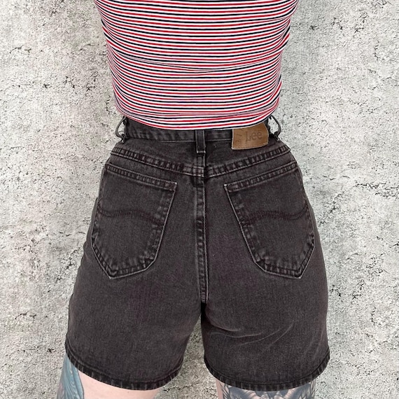 Lee Riveted Brown Denim Jean Shorts / Size 25 26