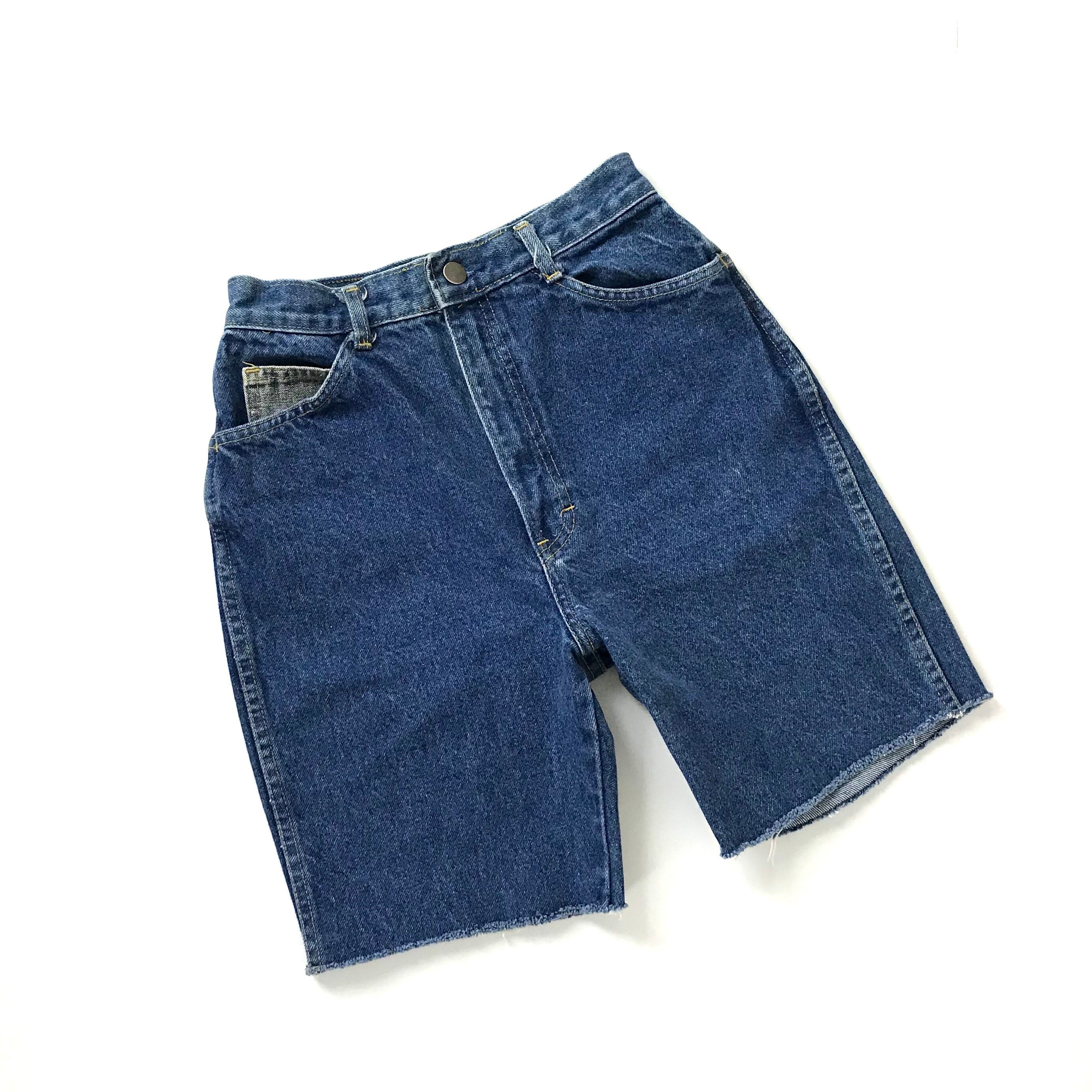 10% OFF // 70's Western Cut Off Jean Shorts / Size 23