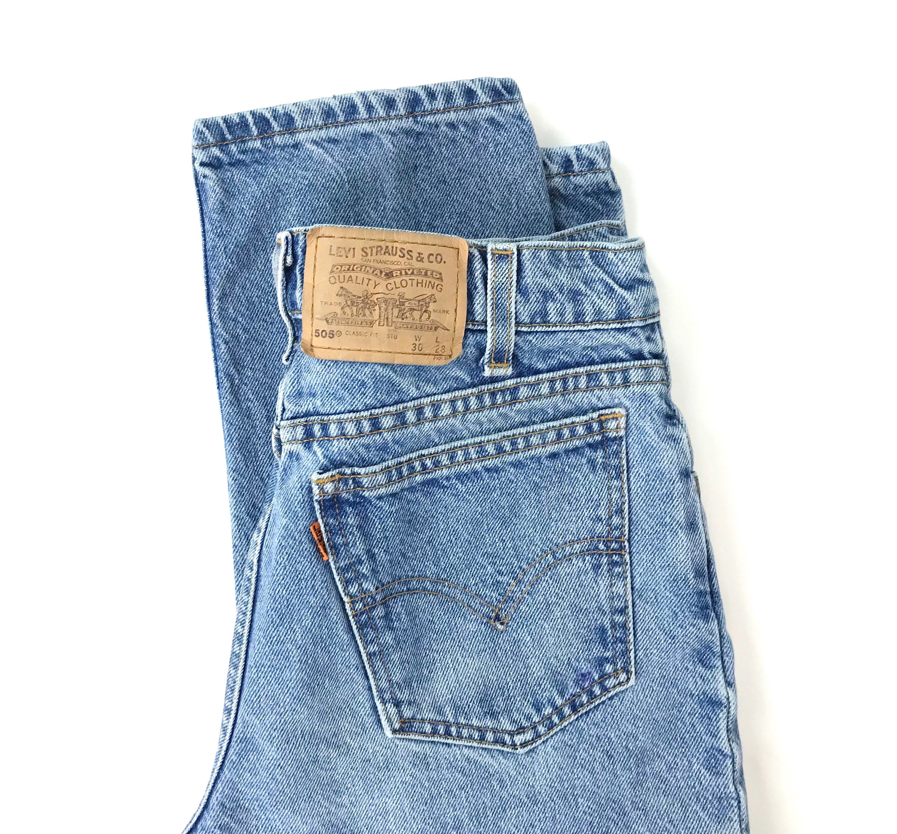 Levi's 505 Student Fit Jeans / Size 27
