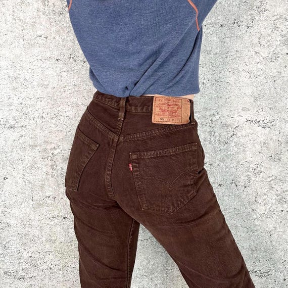 Levi's 501 Vintage Brown Jeans / Size 28 29