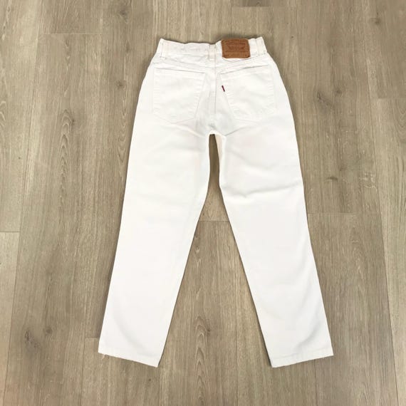 Levi's 512 White Vintage Jeans / Size 23