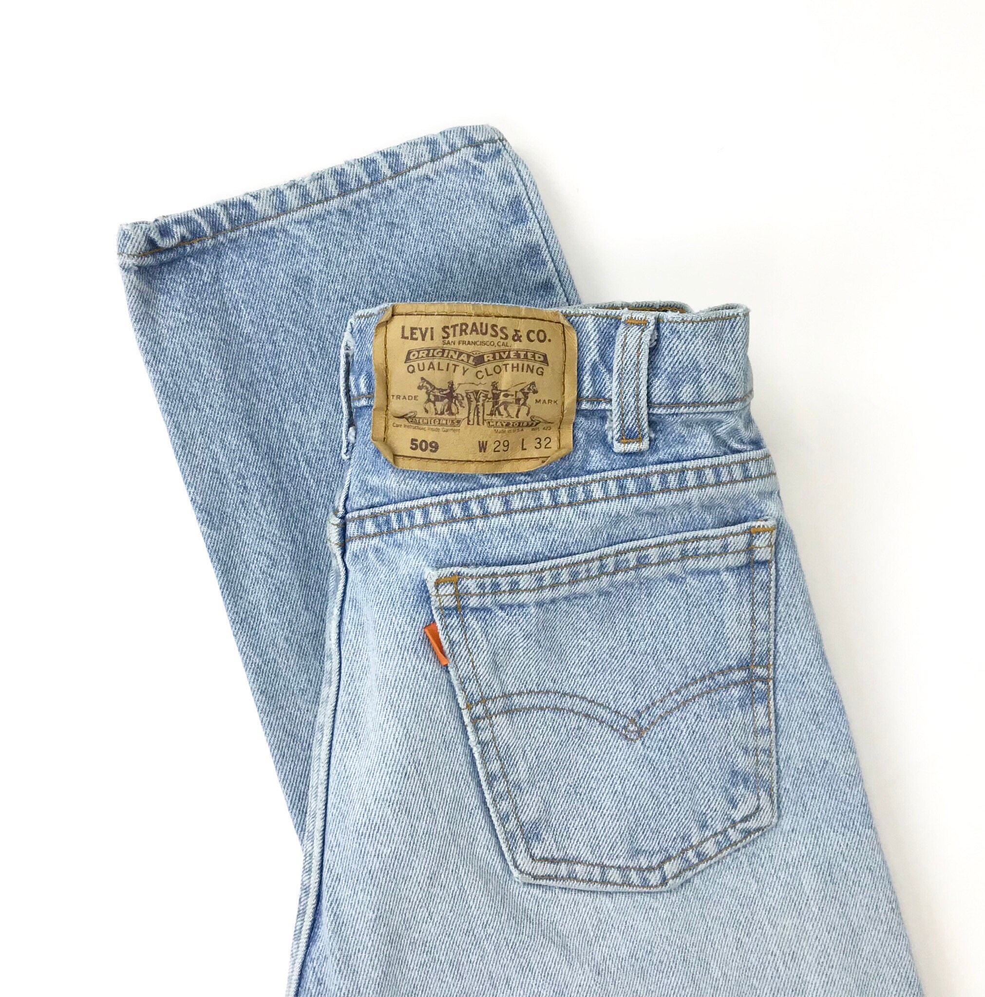 Levi's 509 Orange Tab Jeans / Size 26