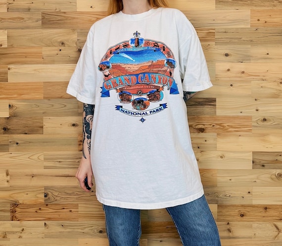 90's Vintage Grand Canyon National Park Travel Tee Shirt T-Shirt