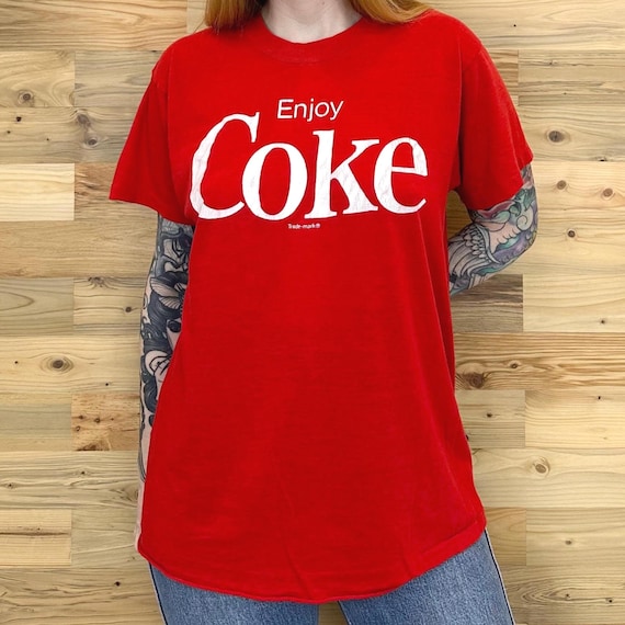 80s Vintage Enjoy Coke T-Shirt: KY 102 Radio, Kansas City Tee