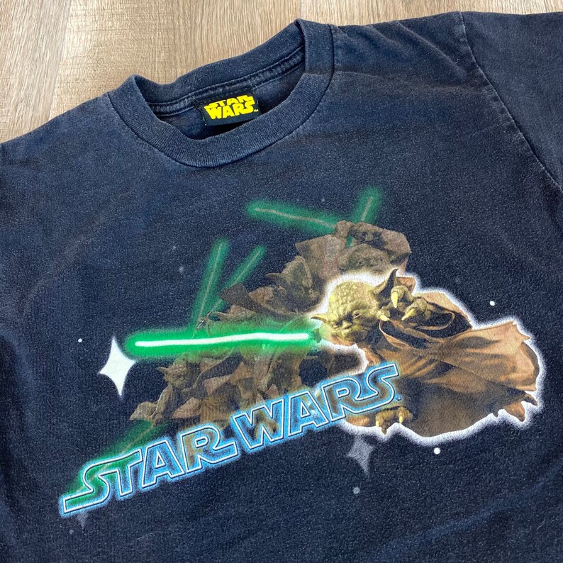 Vintage Star Wars Yoda Tee Shirt image 6