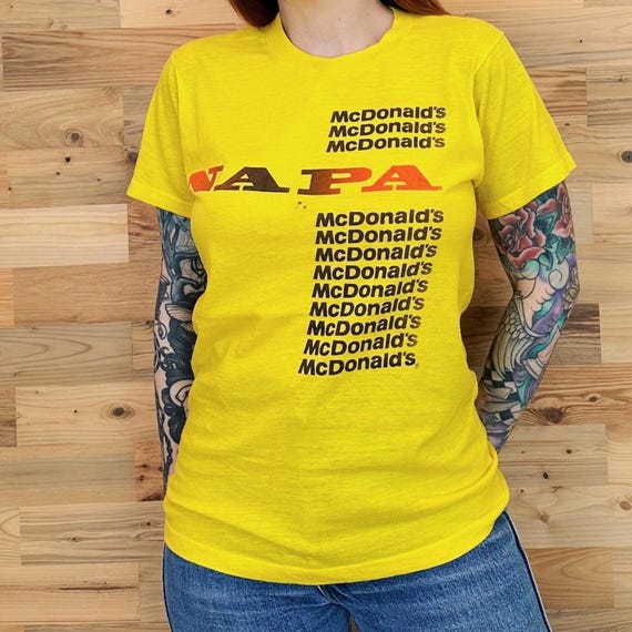 80's Vintage McDonald's Napa Valley Thin Worn Retro Tee Shirt T-Shirt