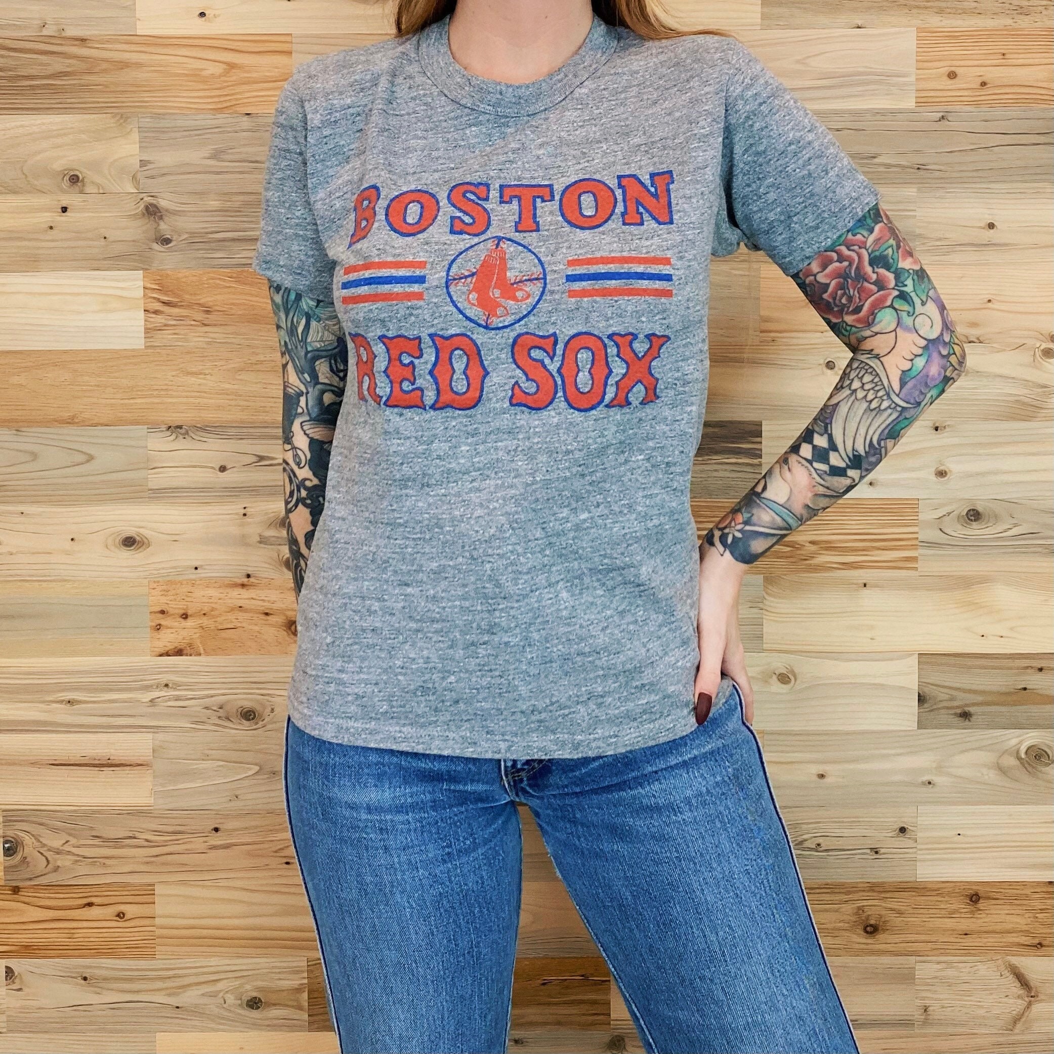 NoteworthyGarments 80's Boston Red Sox MLB Vintage Tee Shirt