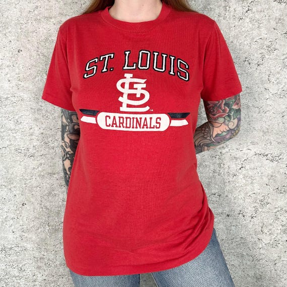 St. Louis Cardinals Soft Worn Vintage MLB Baseball Team Tee Shirt T-Shirt