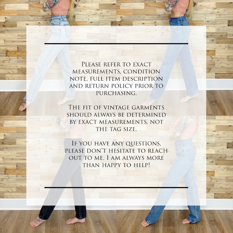 Levi's 501 Vintage Jeans / Size 26 See Condition Note Etsy Canada