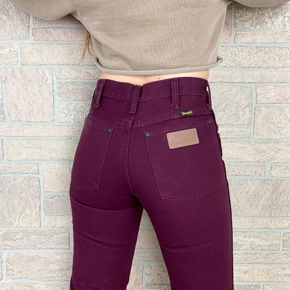 Wrangler Burgundy Western Jeans / Size 