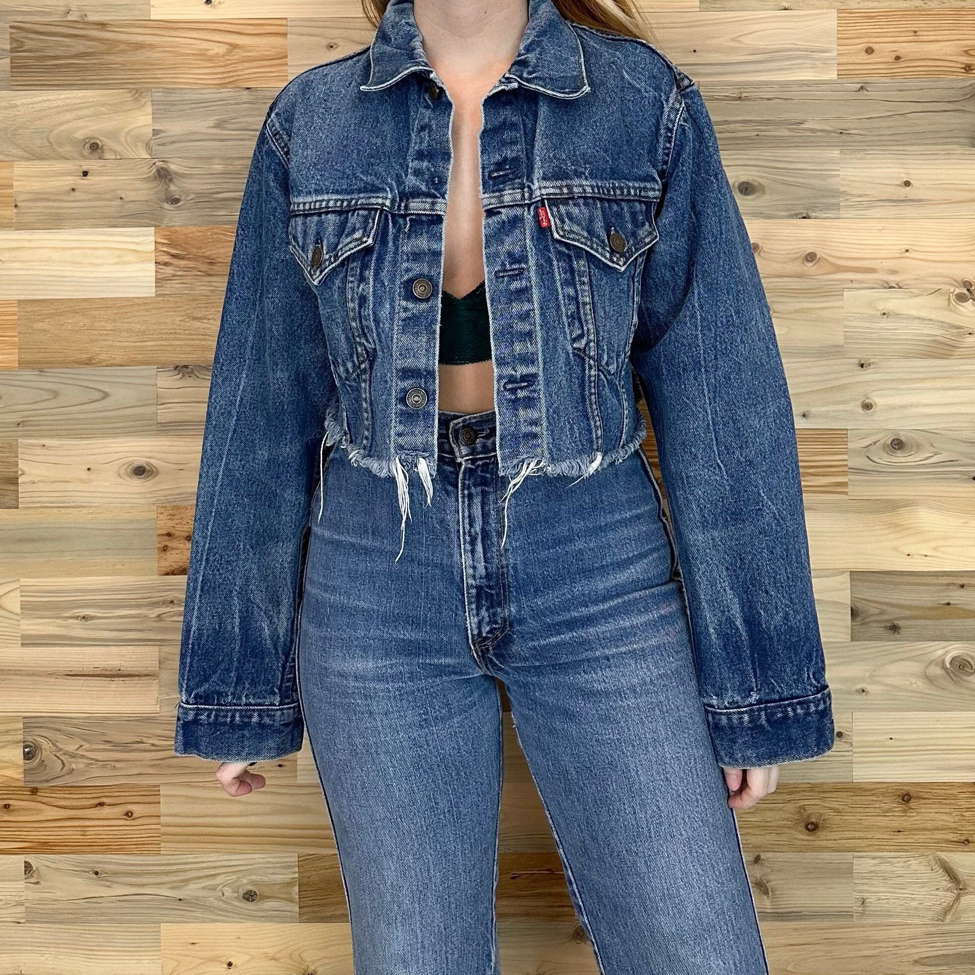 Cropped Levis Jacket - Etsy