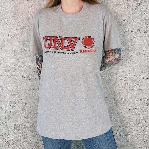 80s Soft University of Nevada Las Vegas UNLV Vintage Tee Shirt T-Shirt