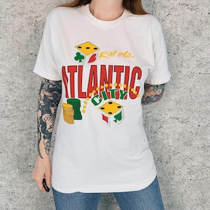 Camiseta vintage de viaje con destino a Atlantic City