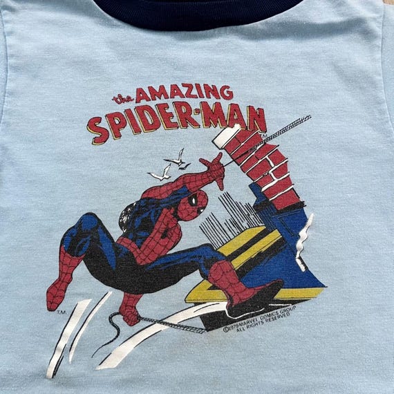 1979 RARE True Vintage the Amazing Spider-man Tee Shirt T-shirt