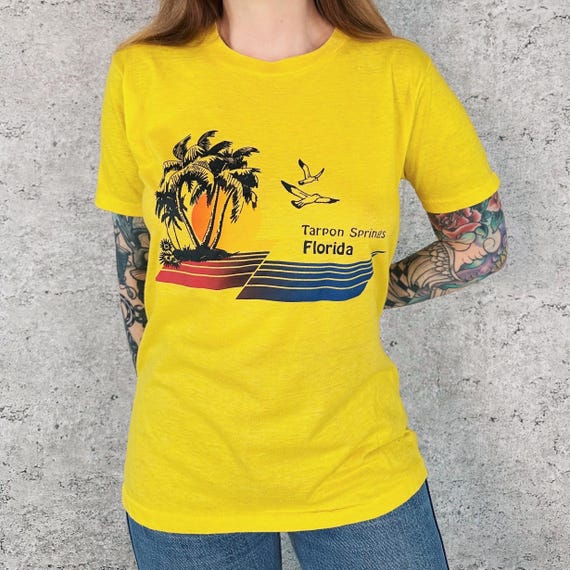 Tarpon Springs Florida Vintage Travel Tee Shirt T-Shirt