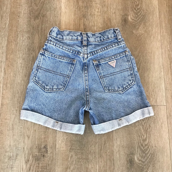 90's Vintage Guess Jeans Denim Shorts / Kid's Size 7