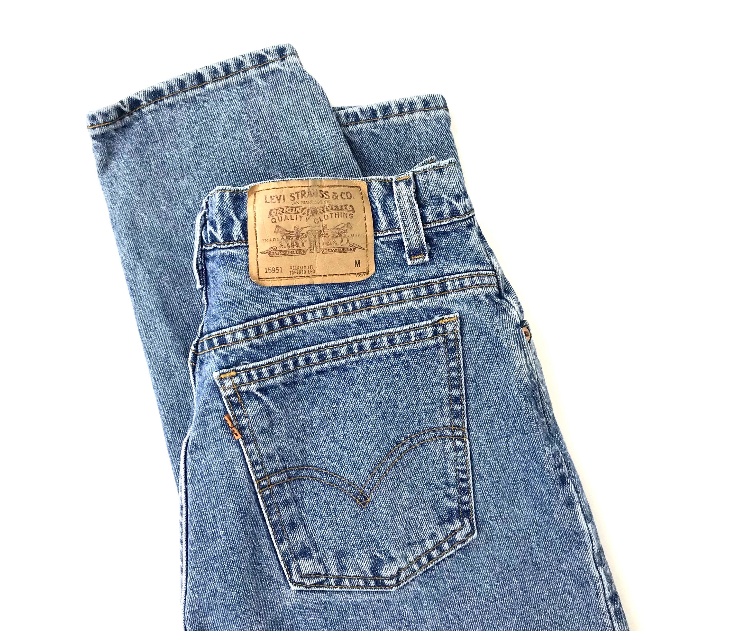 Levi's 951 Orange Tab Jeans / Size 29 30