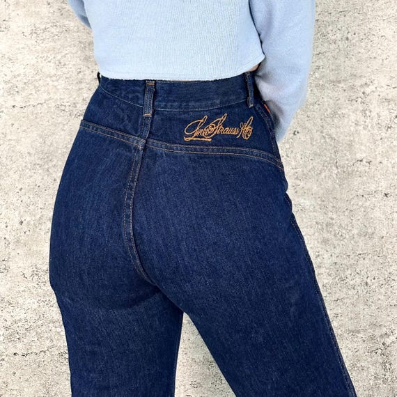 Levi's Vintage Orange Tab Bareback Embroidered Jeans / Size 25 26