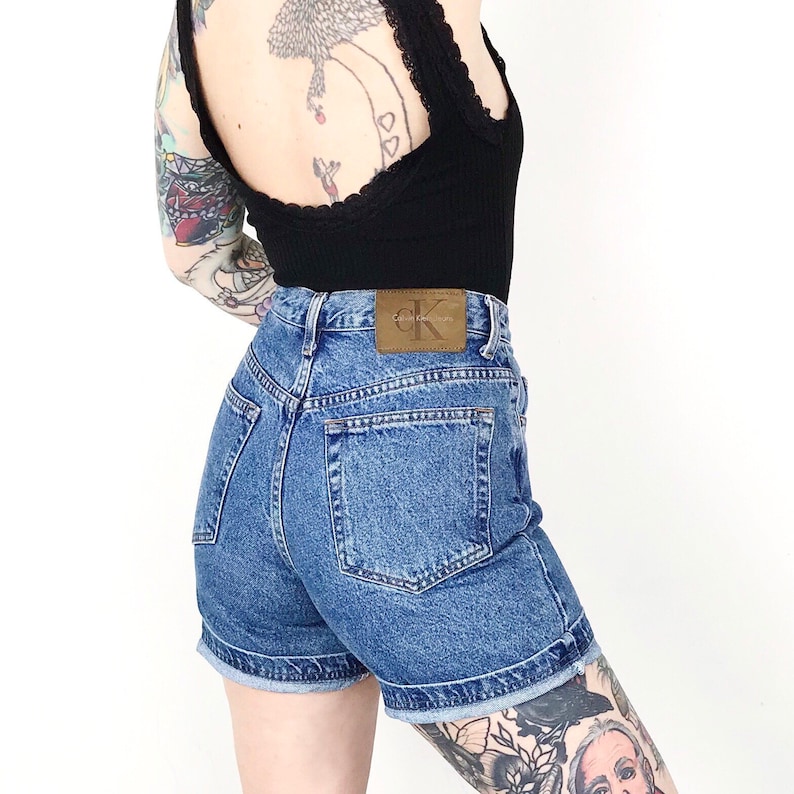 calvin klein jean shorts