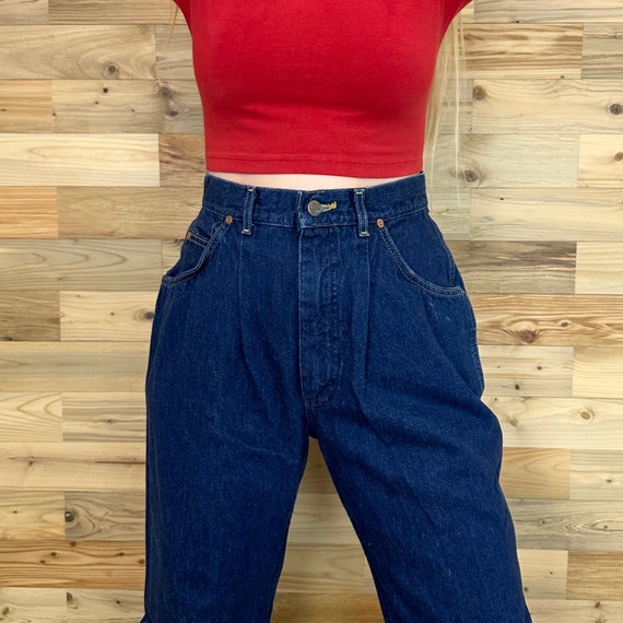 Lee Riders Vintage High Rise Pleated Jeans / Size 28
