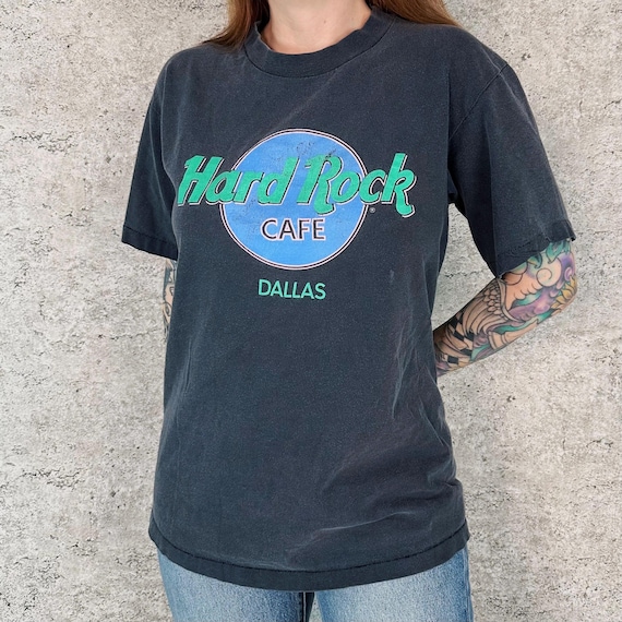 90's Hard Rock Cafe Dallas Faded Soft Vintage Tee Shirt T-Shirt