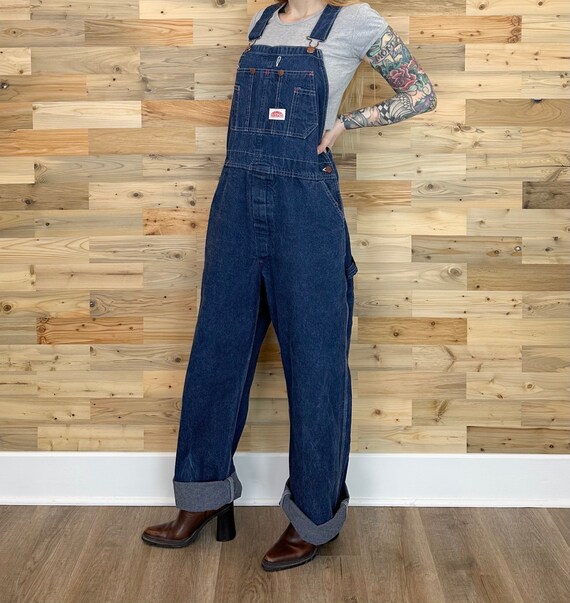 vintage denim overalls dungarees - Gem