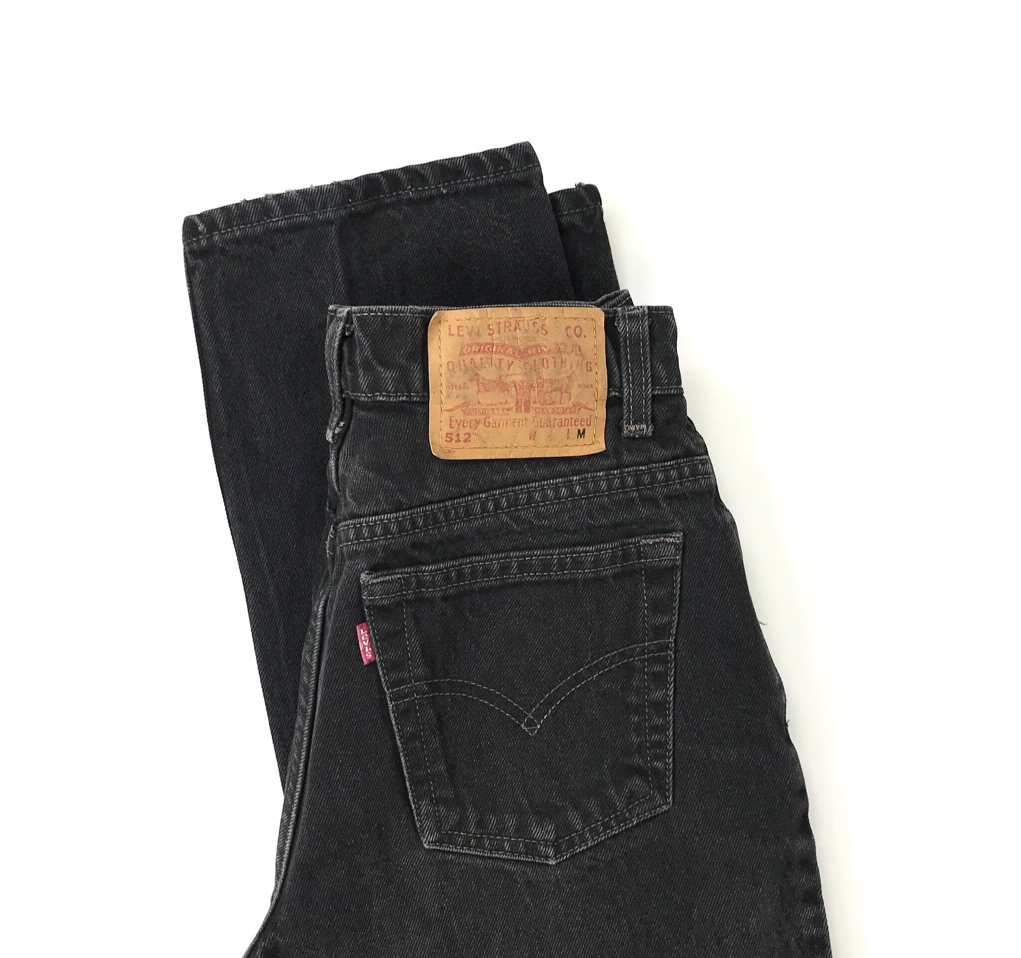 levi's 512 black stretch