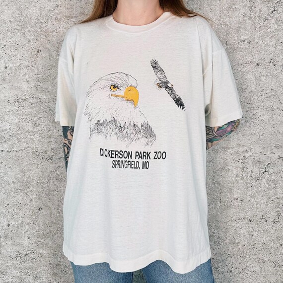 Vintage Dickerson Park Zoo Eagle Tee Shirt T-Shirt