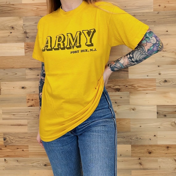 70's Vintage ARMY Fort Dix New Jersey Tee Shirt T-Shirt