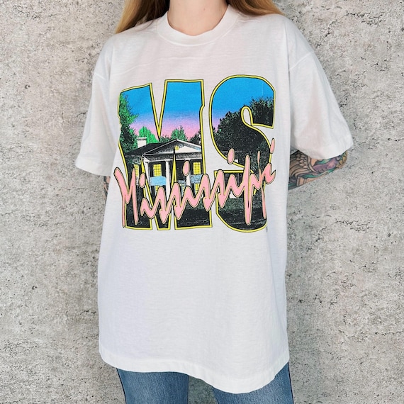 Vintage Mississippi Travel Destination Tee Shirt T-Shirt