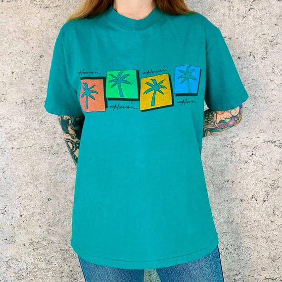 Hawaii Vintage 90's Travel Destination Tee Shirt T-Shirt