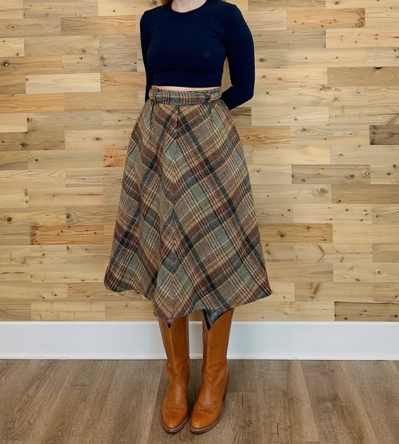Tartan skirt size 24 cheap