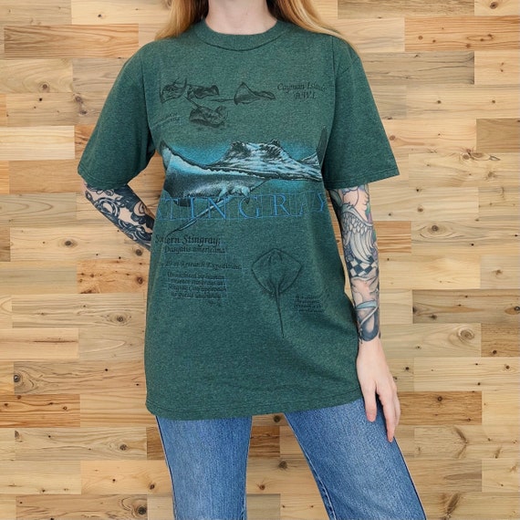 90's Cayman Islands Stingray Tee Shirt