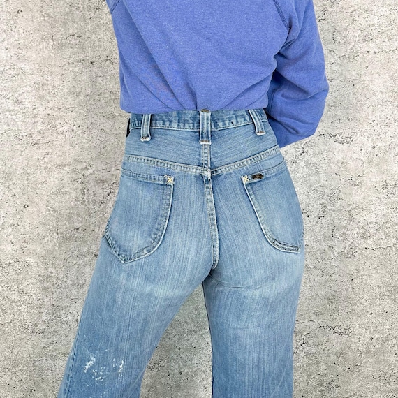 RARE 1960's Lee Riders Vintage Bell Bottom Jeans / Size 29 30