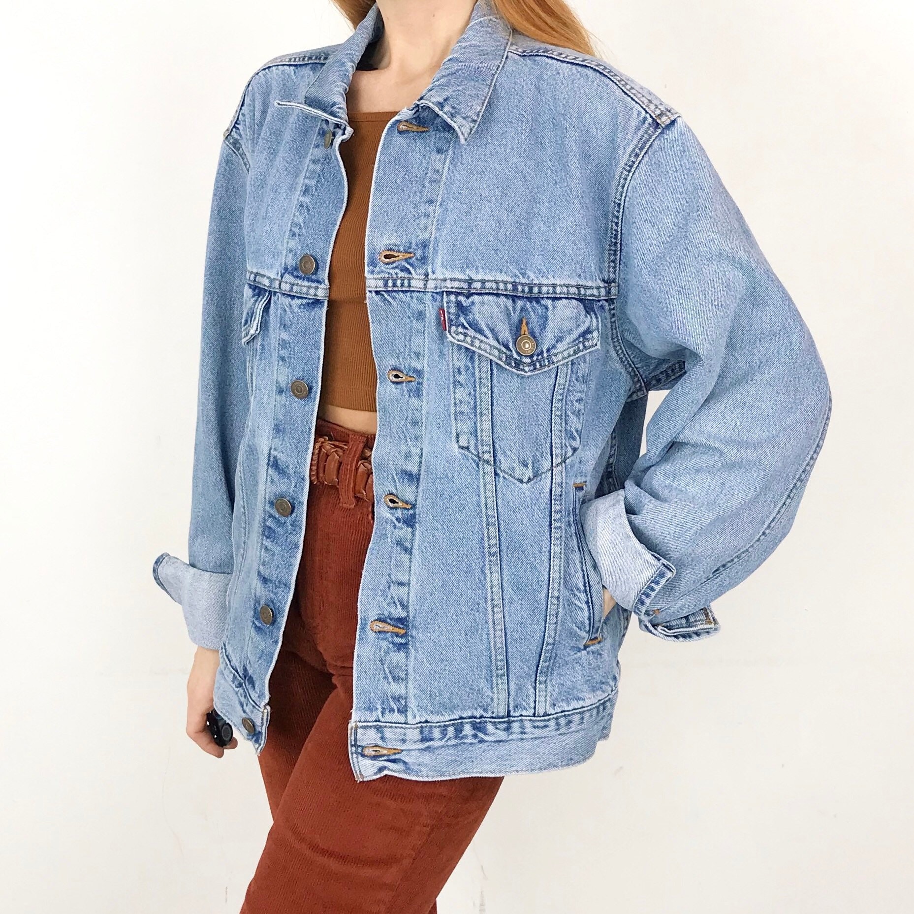 Light wash levis jacket Clearance